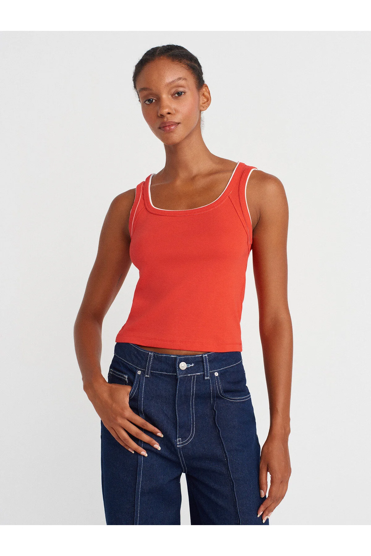 Konstrat Fitilli Atlet - Kırmızı