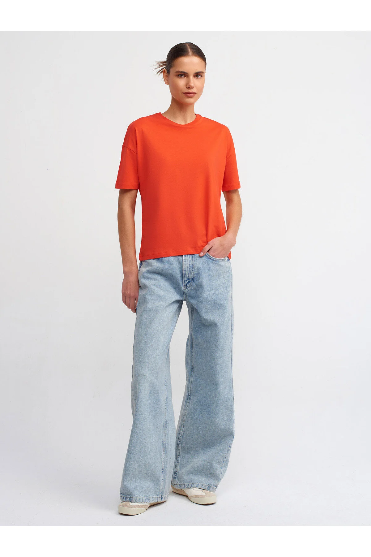 Basic T-Shirt-Kırmızı