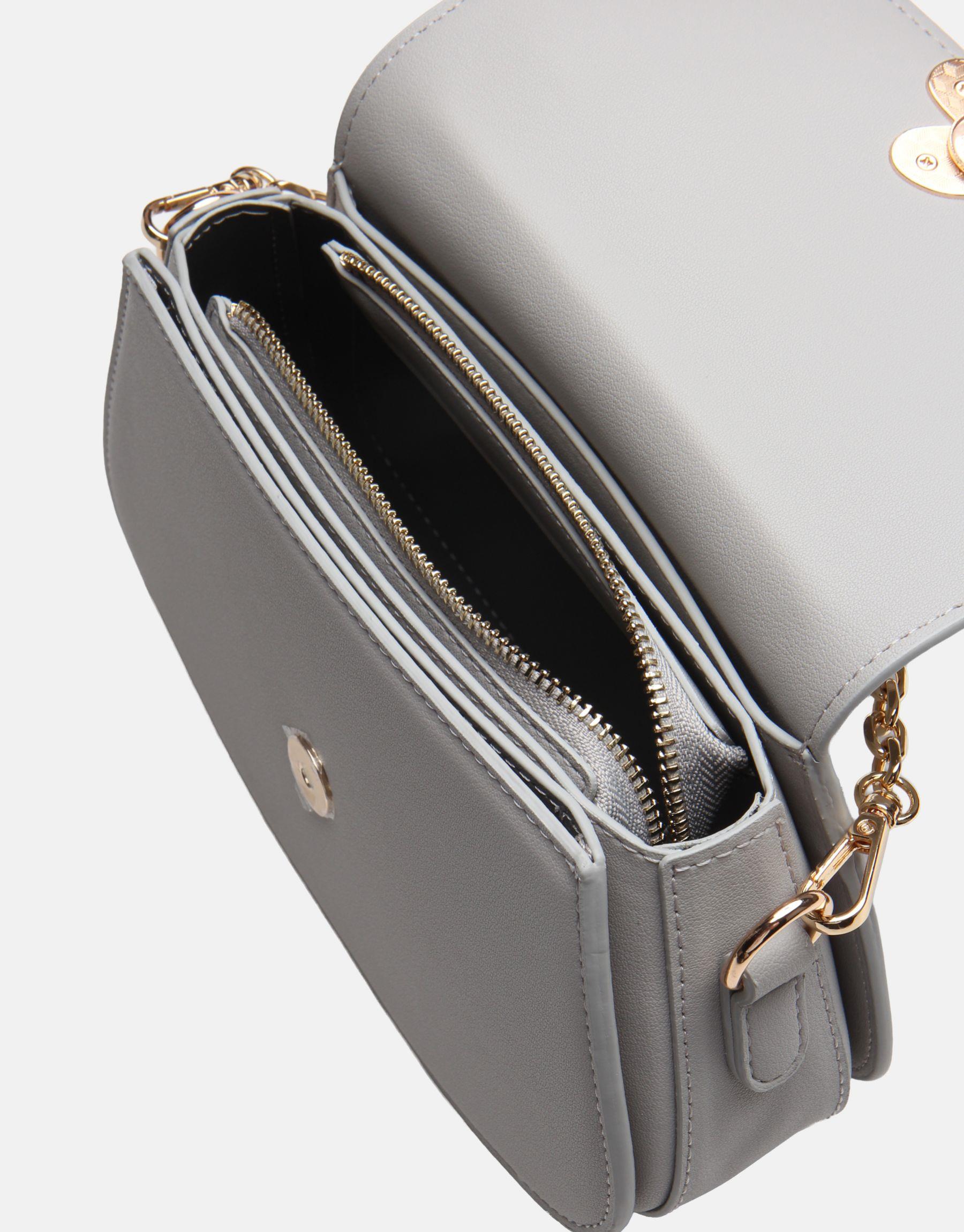 Litva Kapaklı Kadın Çantası - Gri