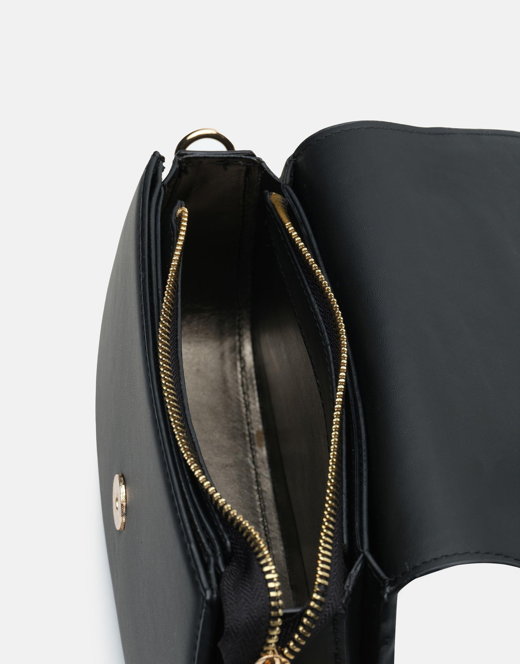 Litva Kapaklı Kadın Çantası - Siyah